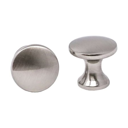 Crown Mini Mushroom Cabinet Knob Satin Nickel Finish CHK810SN